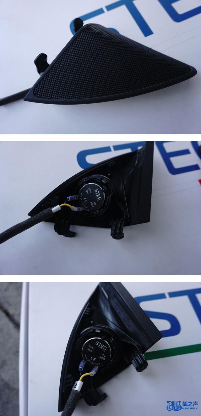 厦门靓之声奔驰C200轻改意大利STEG史泰格专车专用三分频